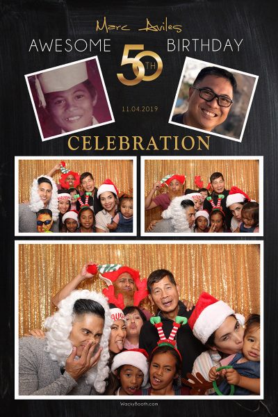Christmas party photobooth rental in San mateo california